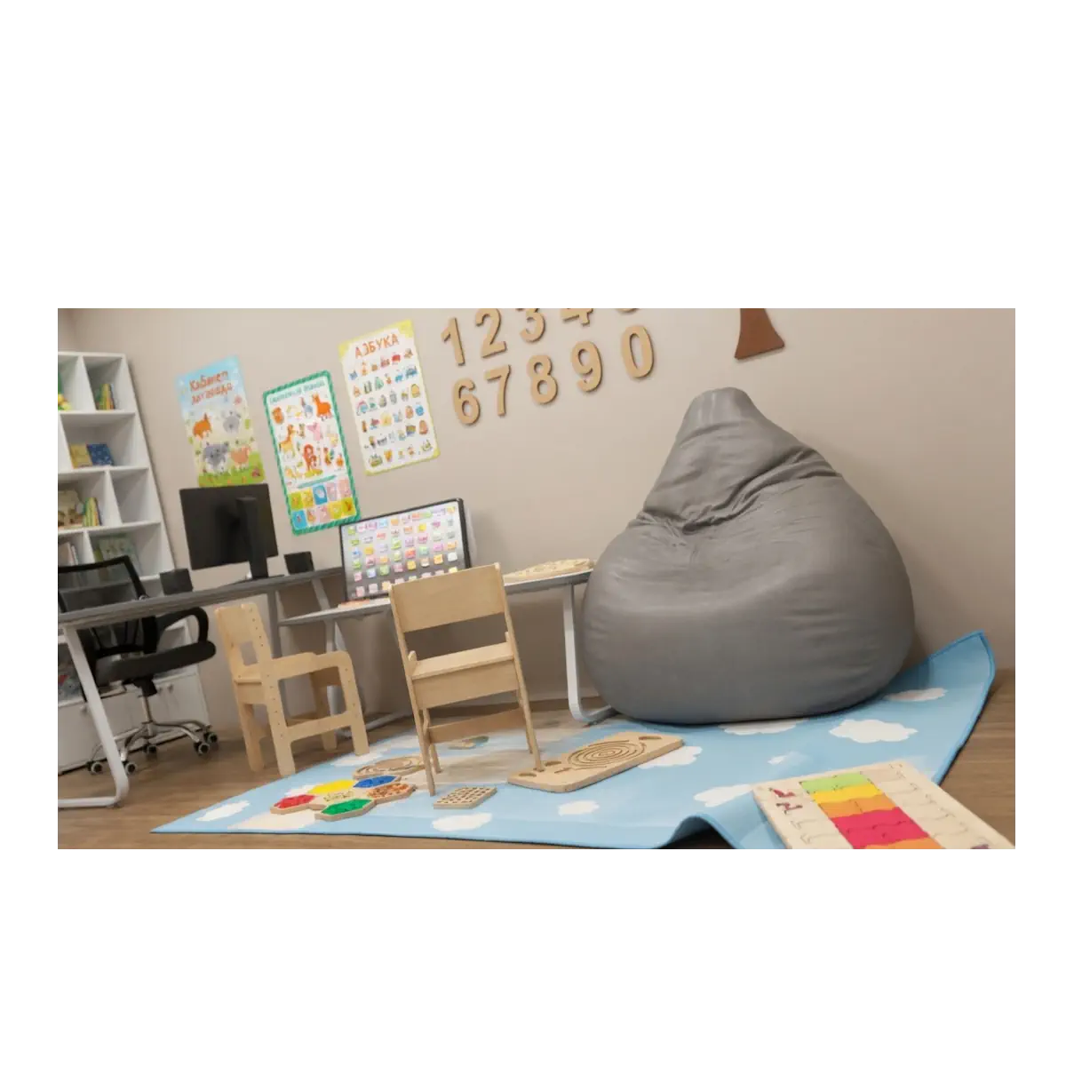 Оснащённый логопедический кабинет — пример